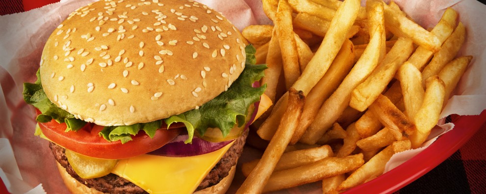 Hamburger snackbar