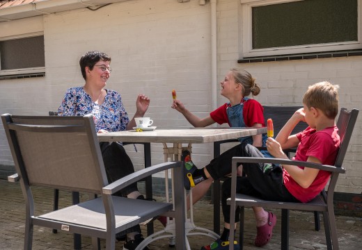 Restaurant met terras familie