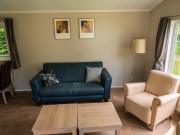 Chalet 4 personen Drenthe woonkamer